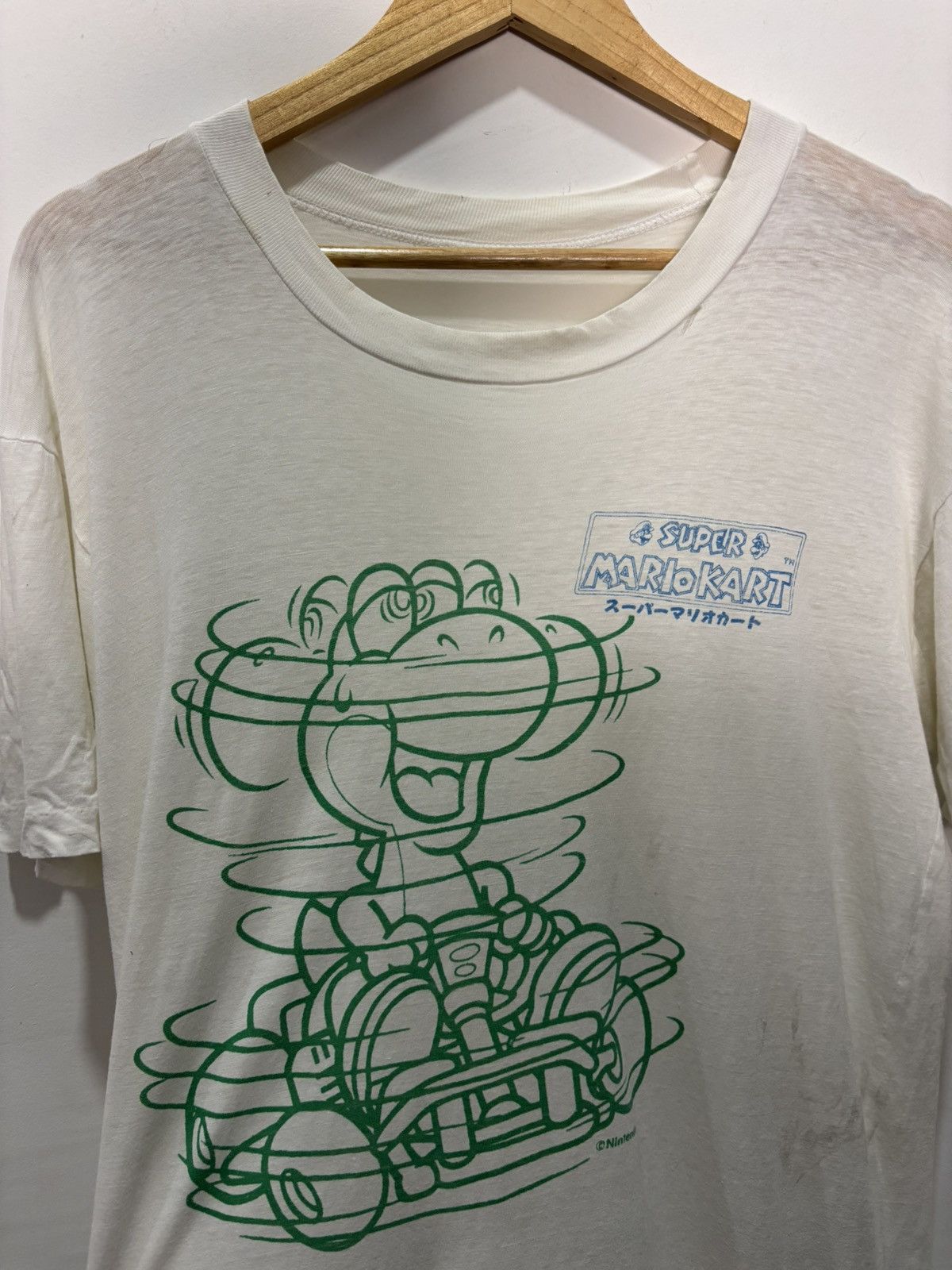 Nintendo Vintage 90’s Super Mario Kart Tshirt Size US L / EU 52-54 / 3 - 2 Thumbnail