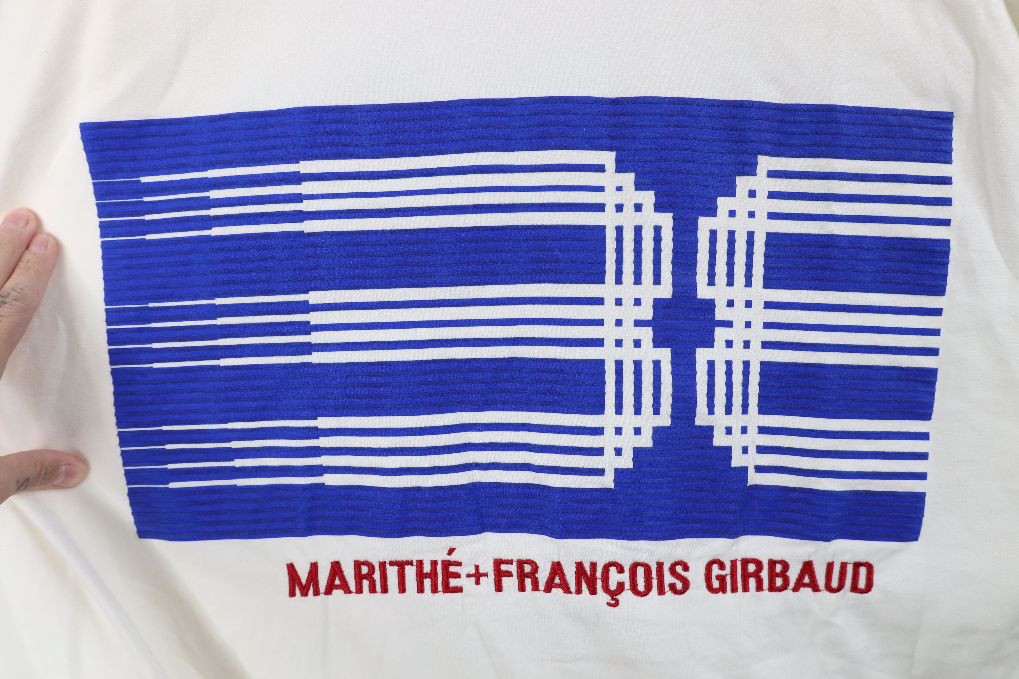 Marithe + Francois Girbaud Vintage 90s Marithe Francois Girbaud LCD Baggy T-Shirt Size US L / EU 52-54 / 3 - 4 Thumbnail