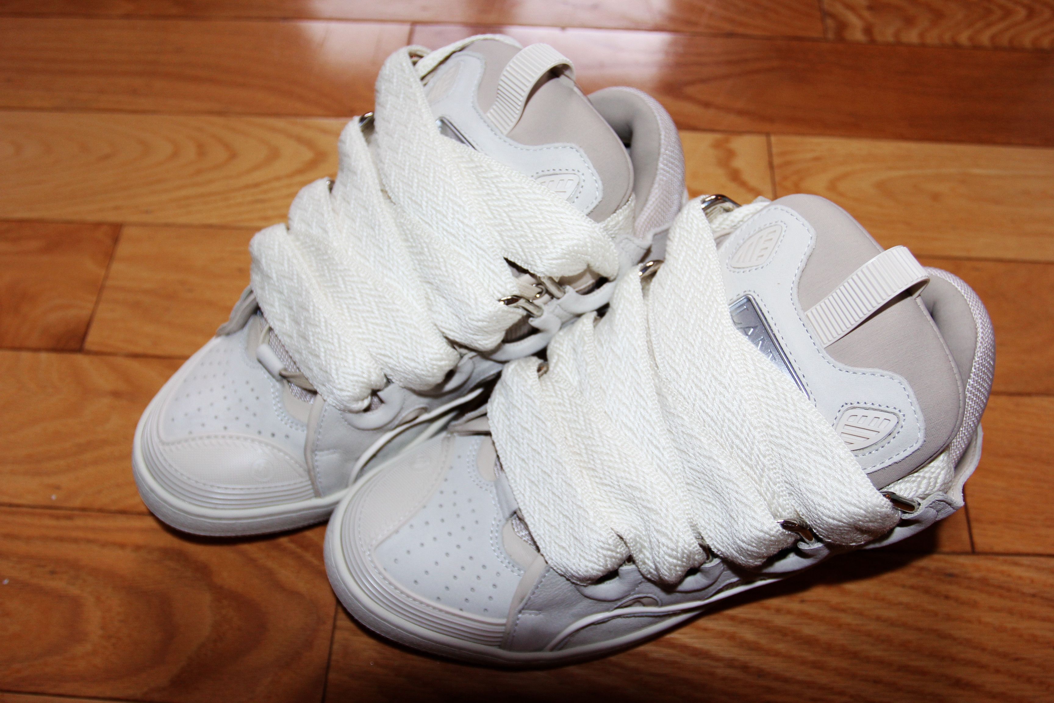Lanvin BNWT SS24 LANVIN BASKET CURB MONOCHROME SNEAKERS PEACH 41 Size US 8 / EU 41 - 2 Thumbnail