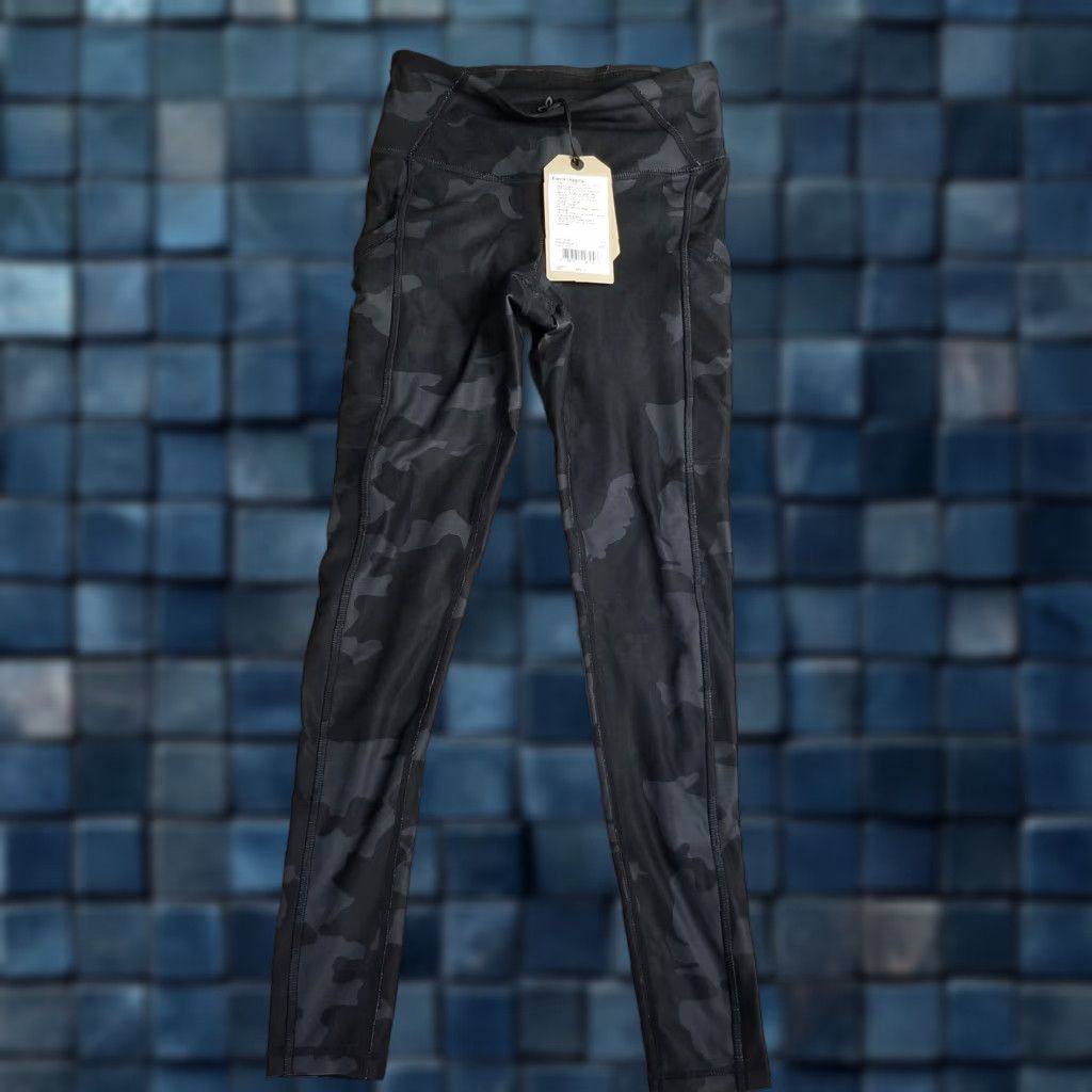 Prana prAna Electa Leggings Camo Full Length High Rise Yoga Woman XS Pocket NWT 9 Size 26" / US 2 / IT 38 - 1 Thumbnail