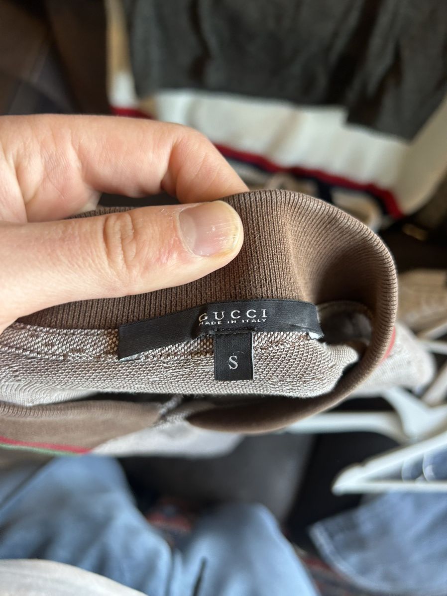 Gucci Gucci Monogram Polo with Signature Web Detailing Size US S / EU 44-46 / 1 - 6 Thumbnail