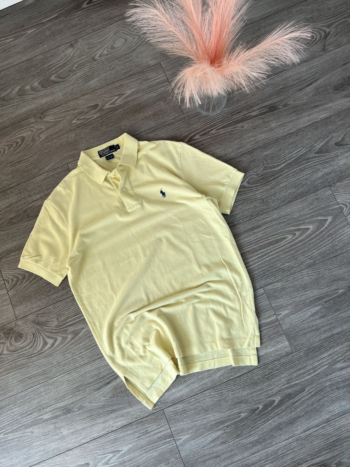 Designer × Polo Ralph Lauren ‼️Vintage Polo Ralph Lauren RRL Yellow Archival Casual Polo‼️ Size US S / EU 44-46 / 1 - 7 Thumbnail
