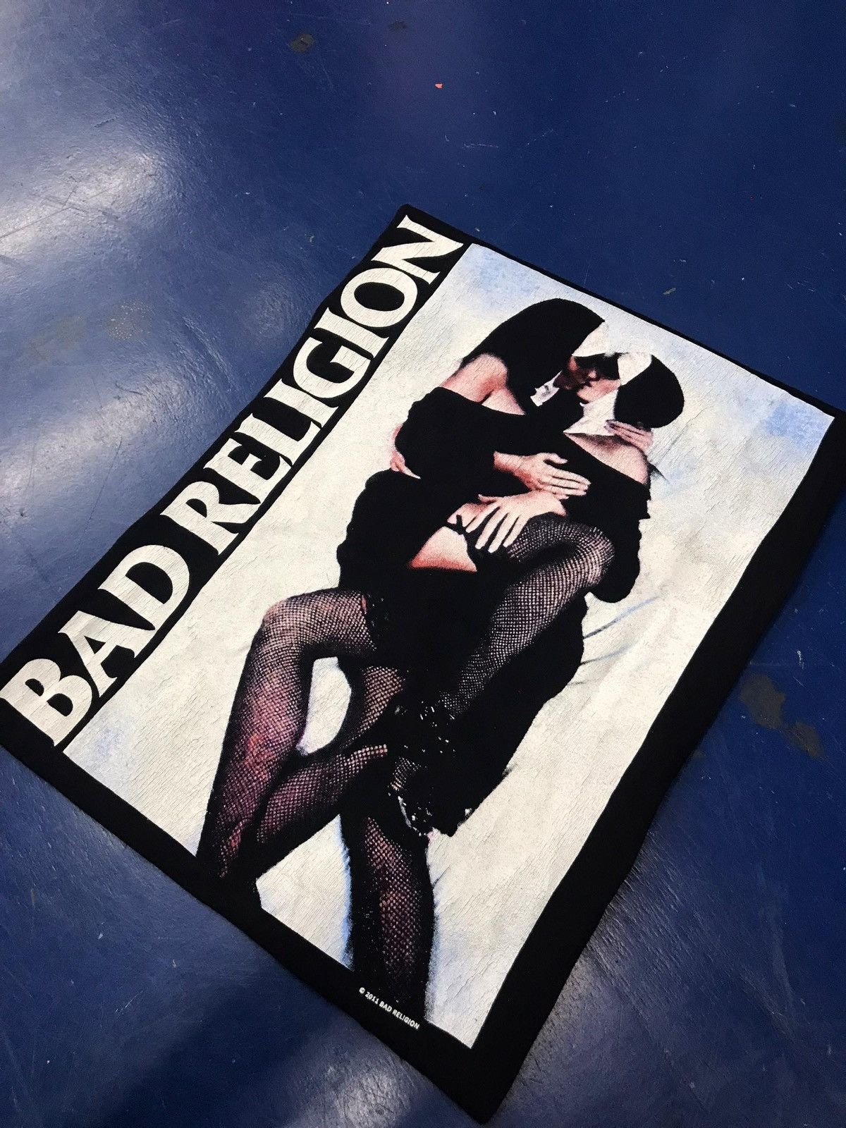 image of Band Tees Vintage Y2K Bad Religion in Black, Men's (Size XL)