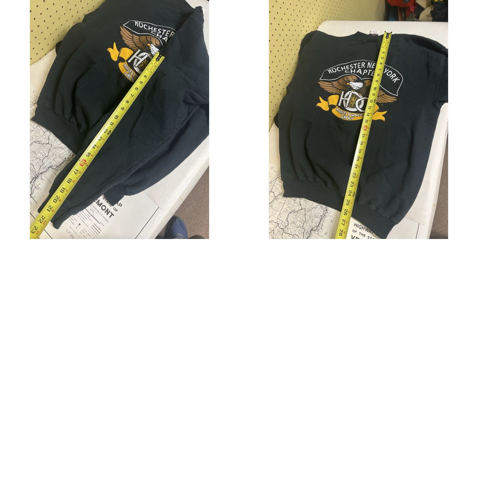 Harley Davidson VINTAGE Harley-Davidson Owners Group Rochester NY Medium Sweatshirt Mens HOG Size US M / EU 48-50 / 2 - 8 Thumbnail