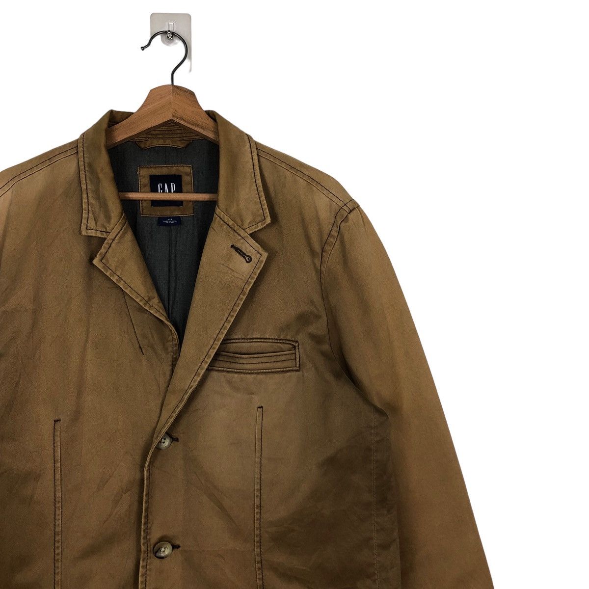 Japanese Brand 🔥Vintage Duck Canvas Chore Work Jacket Gap Issey Miyake Size US L / EU 52-54 / 3 - 6 Thumbnail