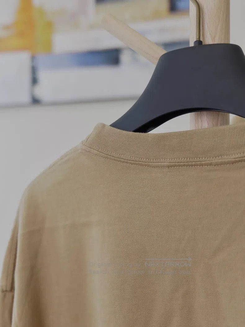Balenciaga Balenciaga Khaki short-sleeve with lettering embroidery lo Size US L / EU 52-54 / 3 - 3 Thumbnail