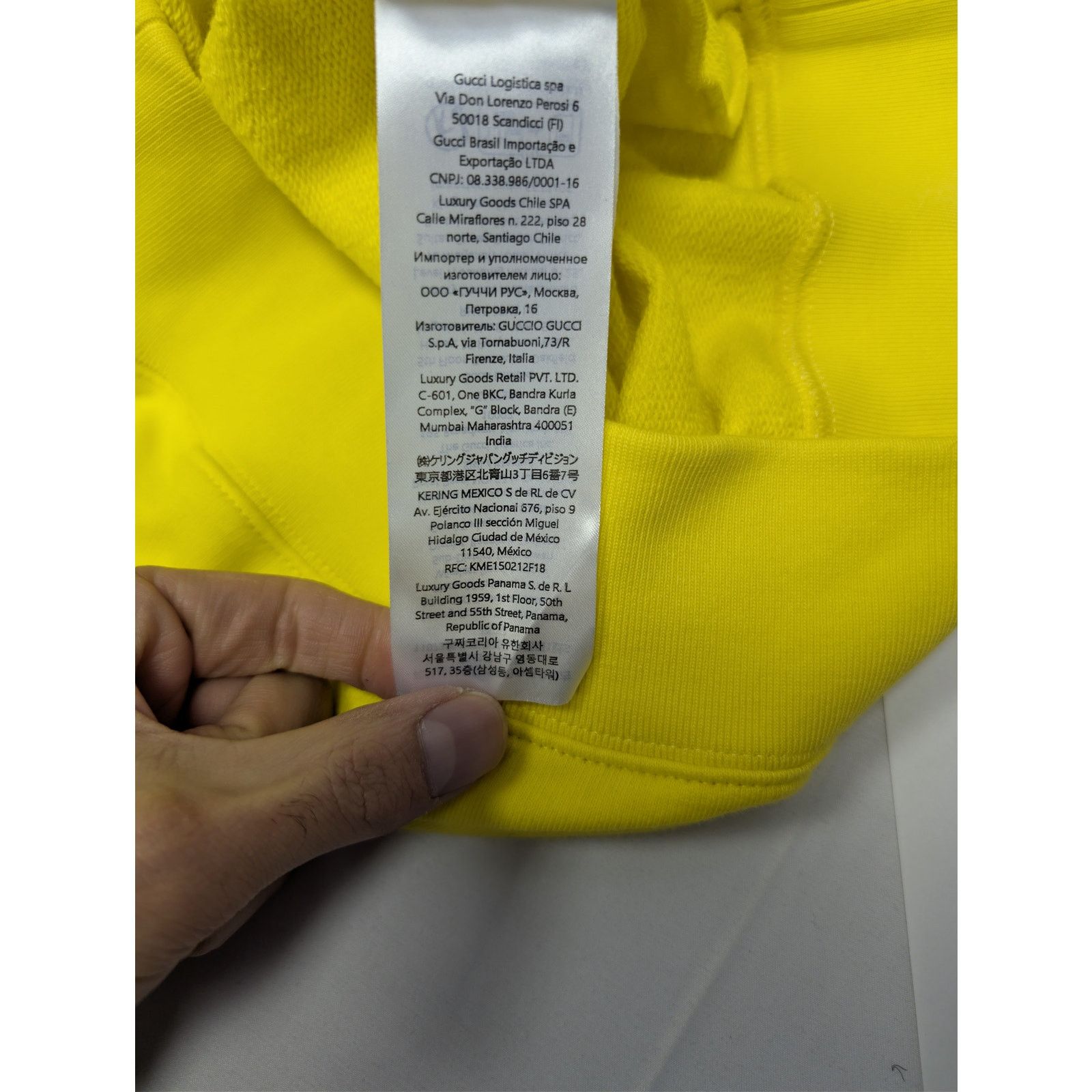 Gucci o1rshd1 Logo Sweatshirt Hoodie in Yellow Size US M / EU 48-50 / 2 - 21 Thumbnail