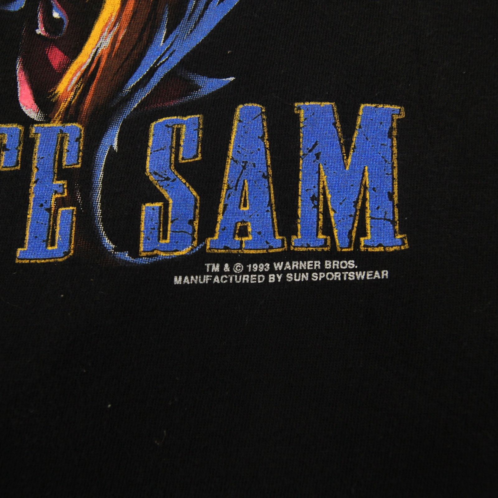 Vintage × Warner Bros Vintage 1993 Warner Bros Yosemite Sam Graphic T Shirt Size US XL / EU 56 / 4 - 3 Thumbnail
