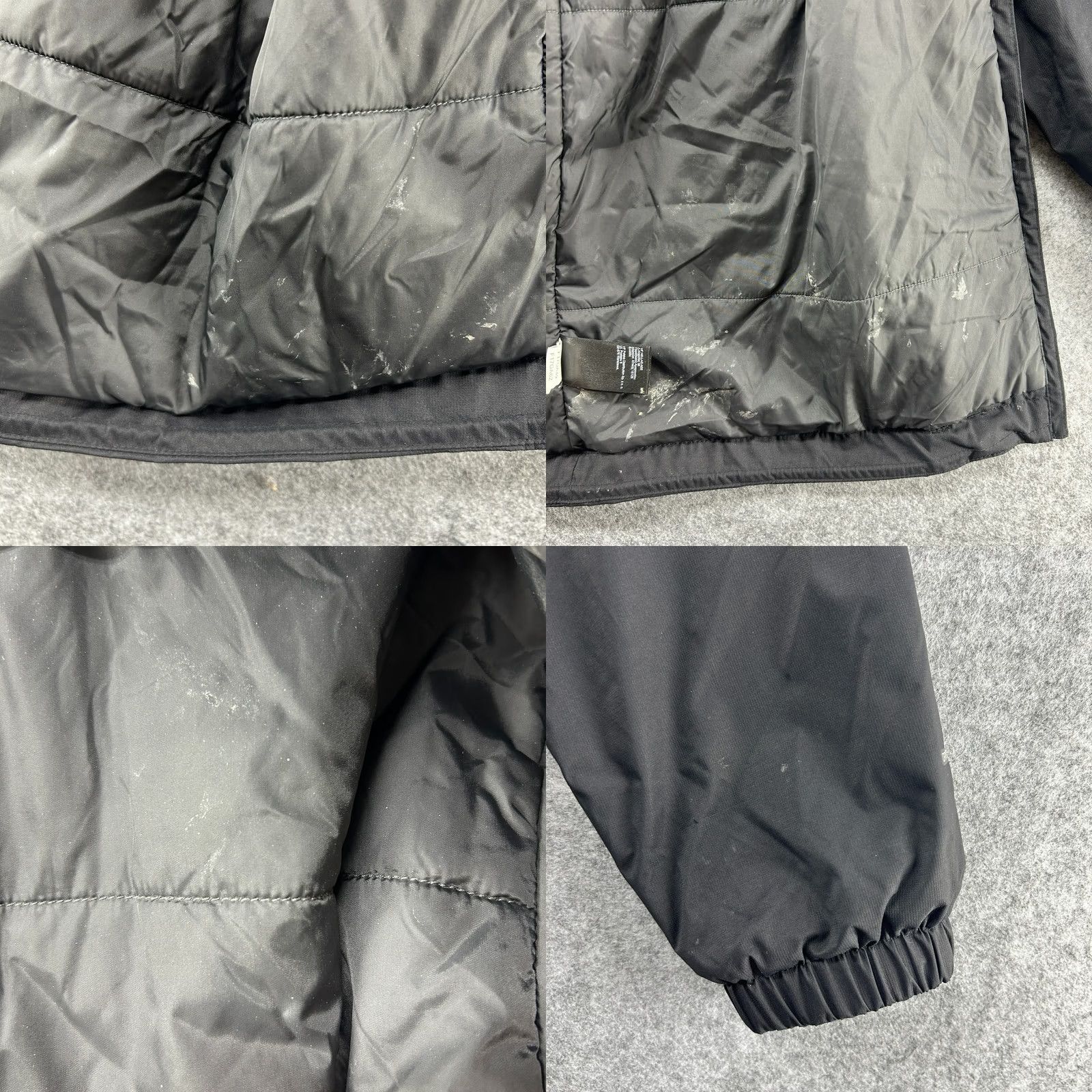 The North Face The North Face Jacket Mens XL Black Hooded Full Zip Quilted Lined Insulated Nylon Size US XL / EU 56 / 4 - 9 Thumbnail