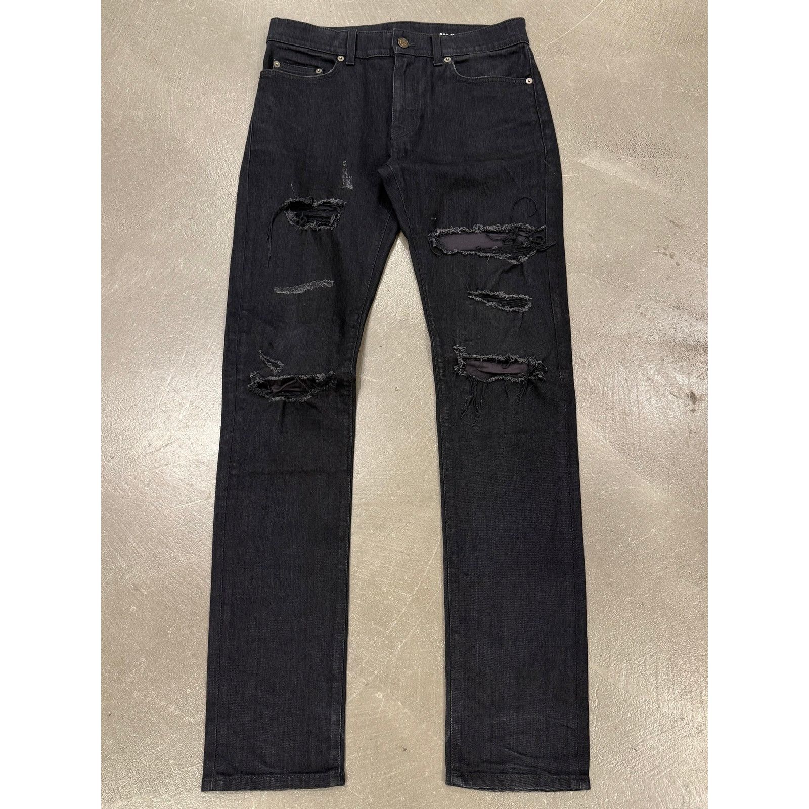Saint Laurent Paris 2016 Saint Laurent by Hedi Slimane distressed jeans Size US 30 / EU 46 - 1 Thumbnail
