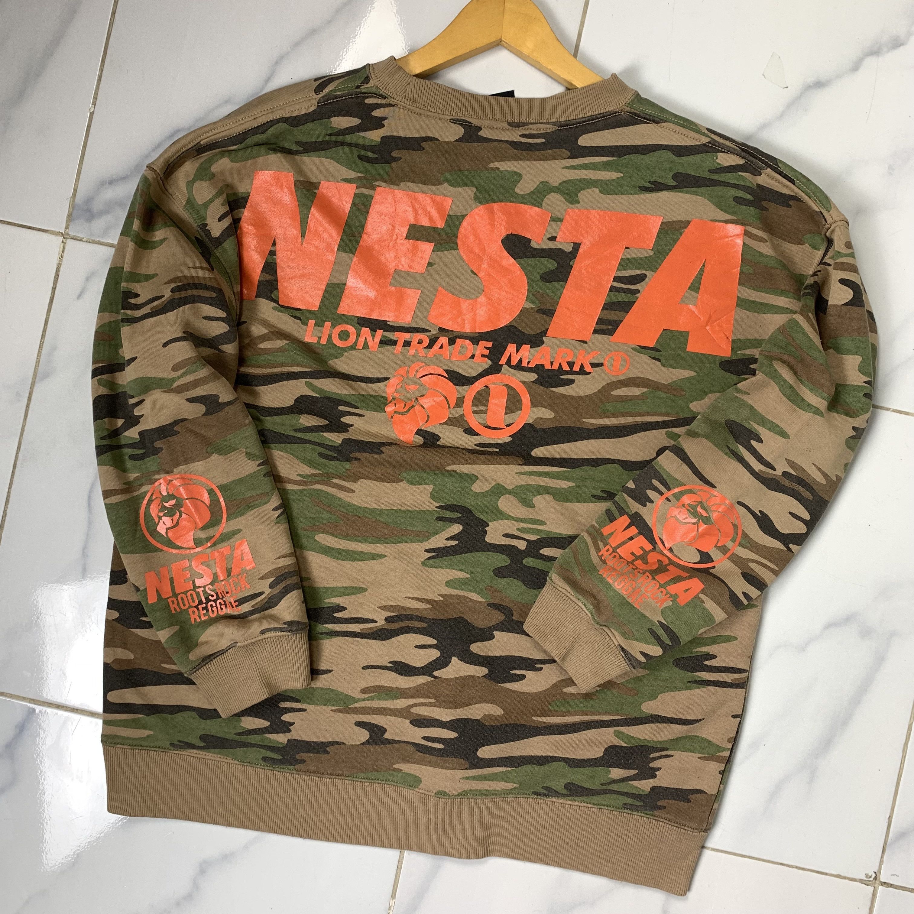 Japanese Brand Nesta Brand Japan Camo Sweatshirt Crewneck Size US M / EU 48-50 / 2 - 1 Thumbnail