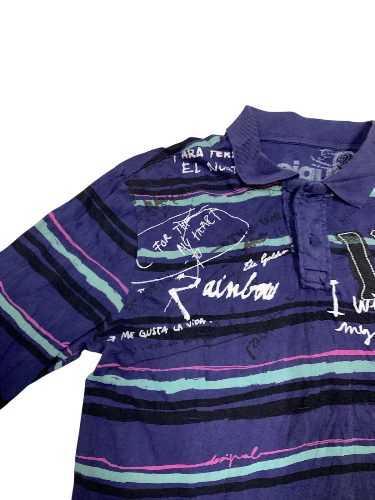 Desigual Desigual Rainbow Polo longsleeve Size US M / EU 48-50 / 2 - 3 Thumbnail