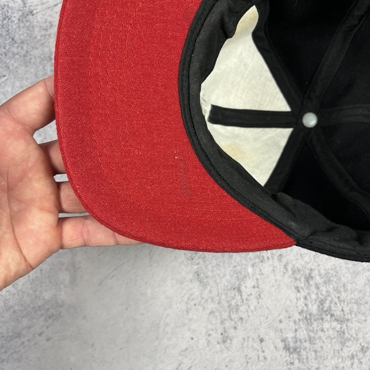 MLB Vintage Atlanta Braves wool rare MLB cap 90’s Size ONE SIZE - 8 Thumbnail