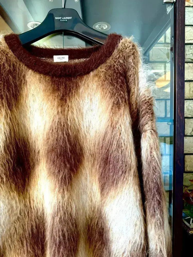 Celine Celine 22AW Mohair Knitwear Sweater-2507 Size US XL / EU 56 / 4 - 7 Thumbnail