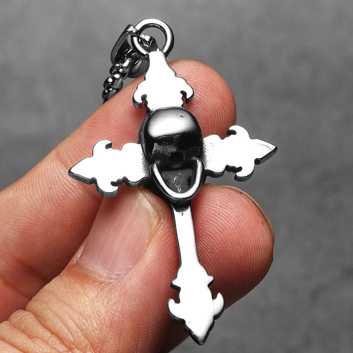 Other Skull Cross Pendant Accessories Necklace Gifts Size ONE SIZE - 4 Thumbnail