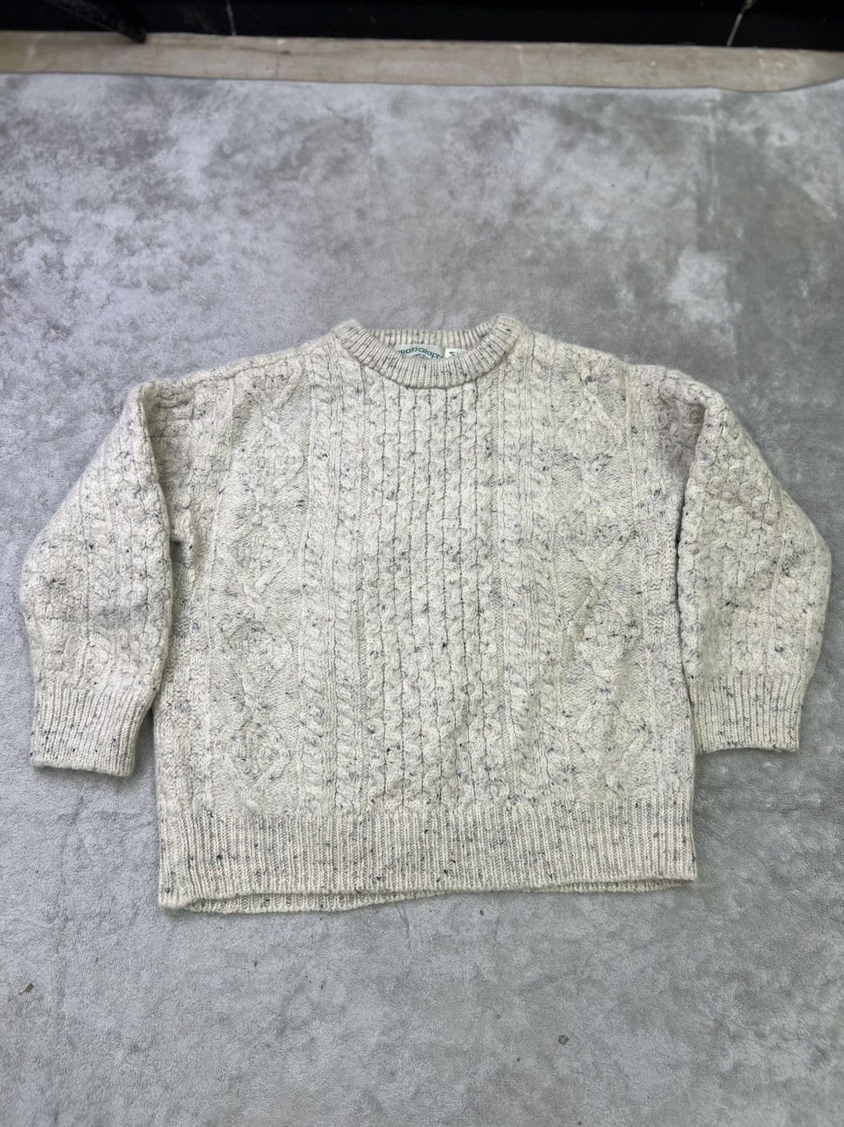 Aran Crafts Vintage Irish Aran Crafts Cable Knit Wool Sweater Size US M / EU 48-50 / 2 - 1 Thumbnail