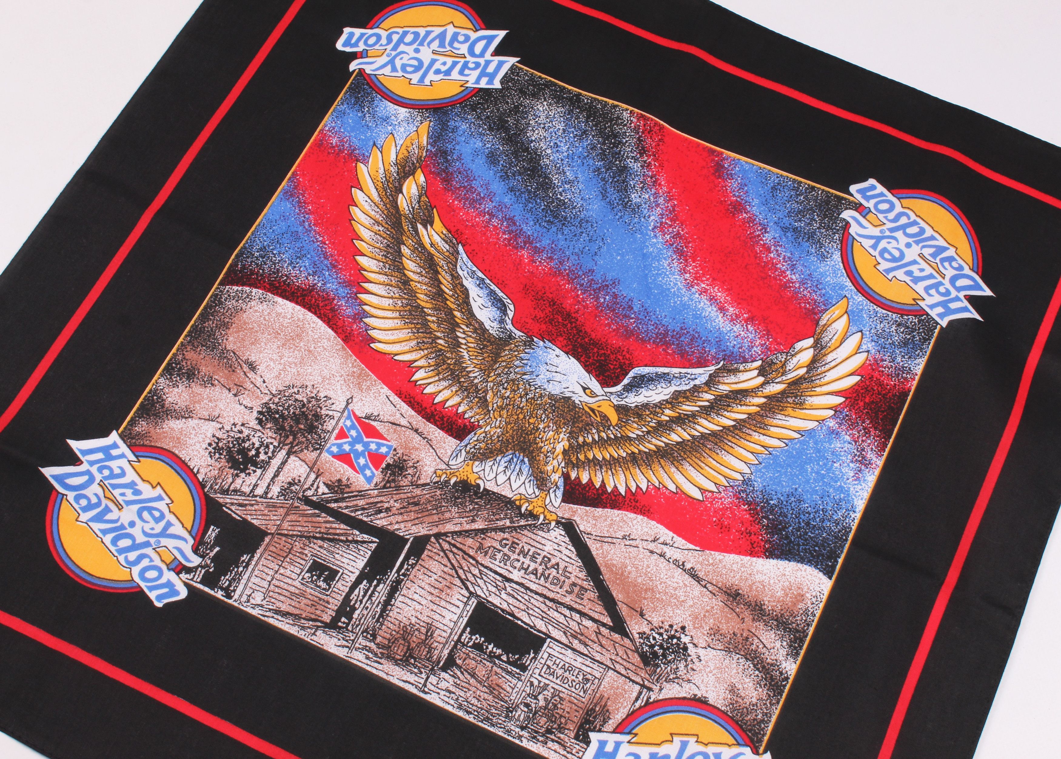 Harley Davidson Vintage Harley Davidson Eagle Bandana Size ONE SIZE - 2 Thumbnail