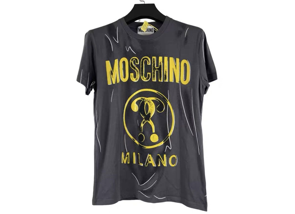 Moschino Moschino Black Printed Short Sleeve Tee J31 Size US S / EU 44-46 / 1 - 1 Thumbnail
