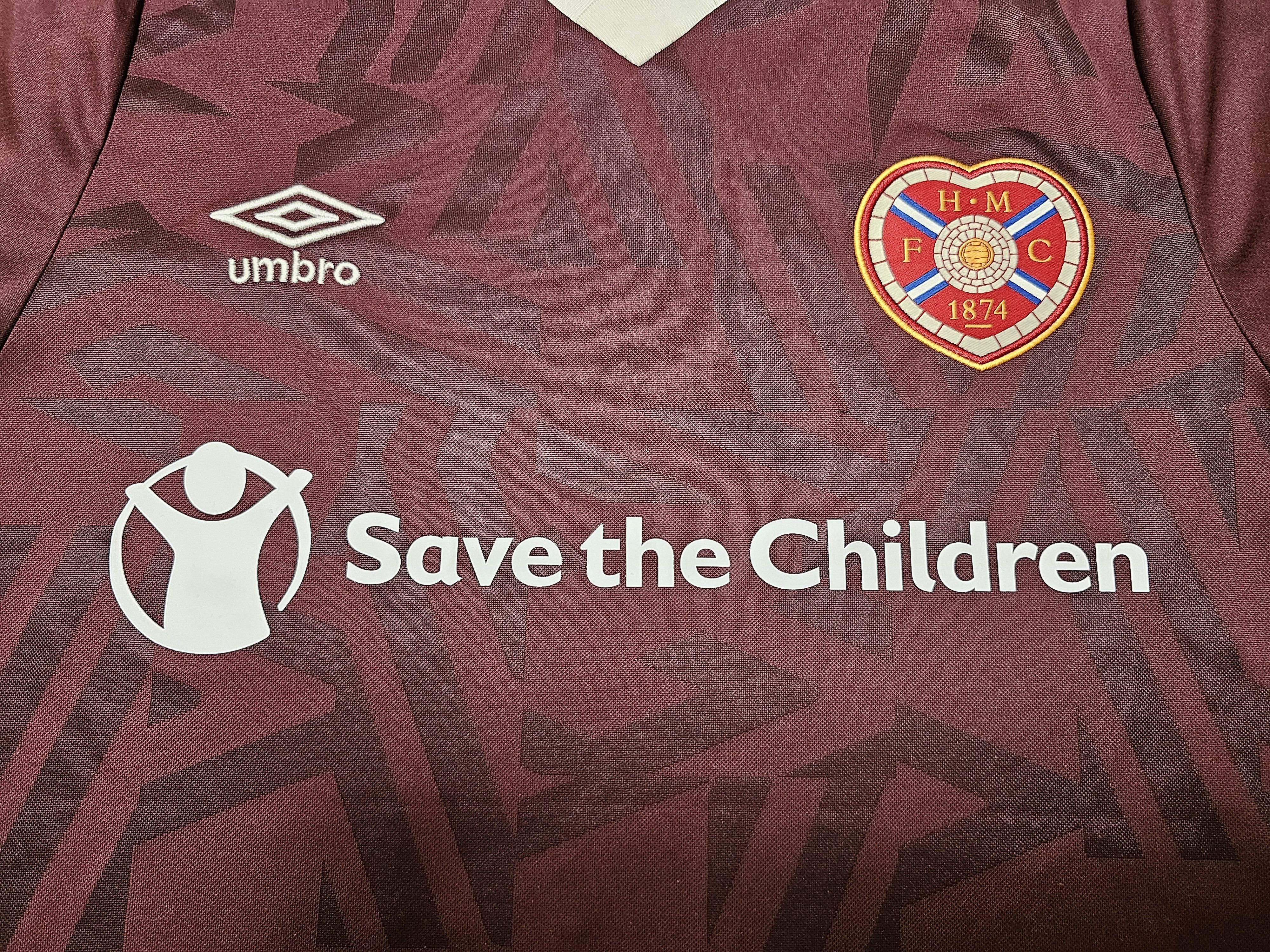 All Sport × Umbro × Vintage HEARTS 2019 2020 HOME FOOTBALL SHIRT SCOTLAND SOCCER JERSEY Size US M / EU 48-50 / 2 - 3 Thumbnail