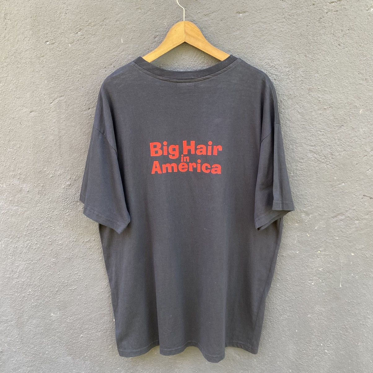 Vintage Vintage 90s Big Hair In America ERD GRUNGE GRAIL TSHIRT Size US XL / EU 56 / 4 - 2 Thumbnail
