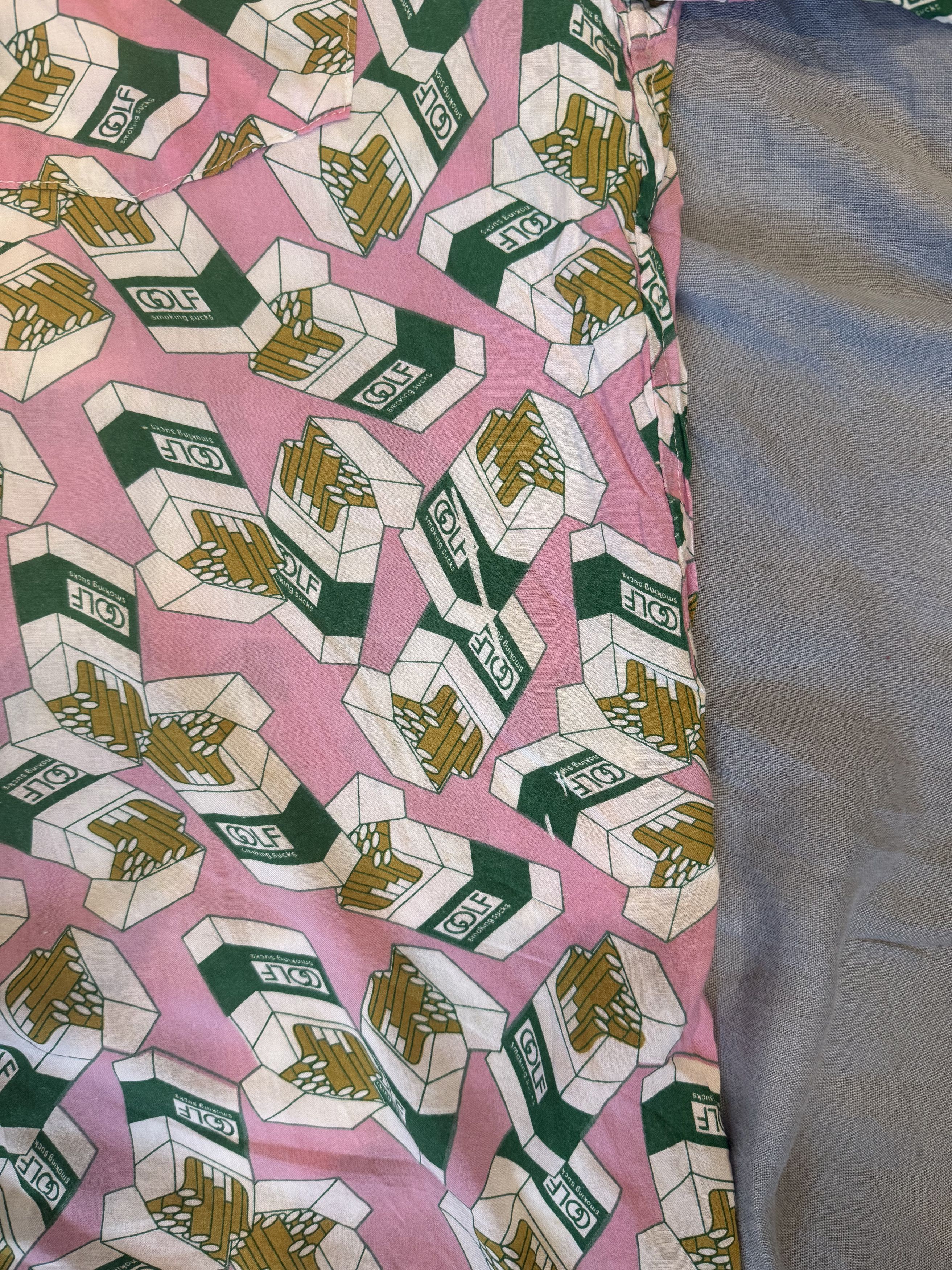 Golf Wang Smoking sucks/Cigarettes button up Size US M / EU 48-50 / 2 - 6 Thumbnail