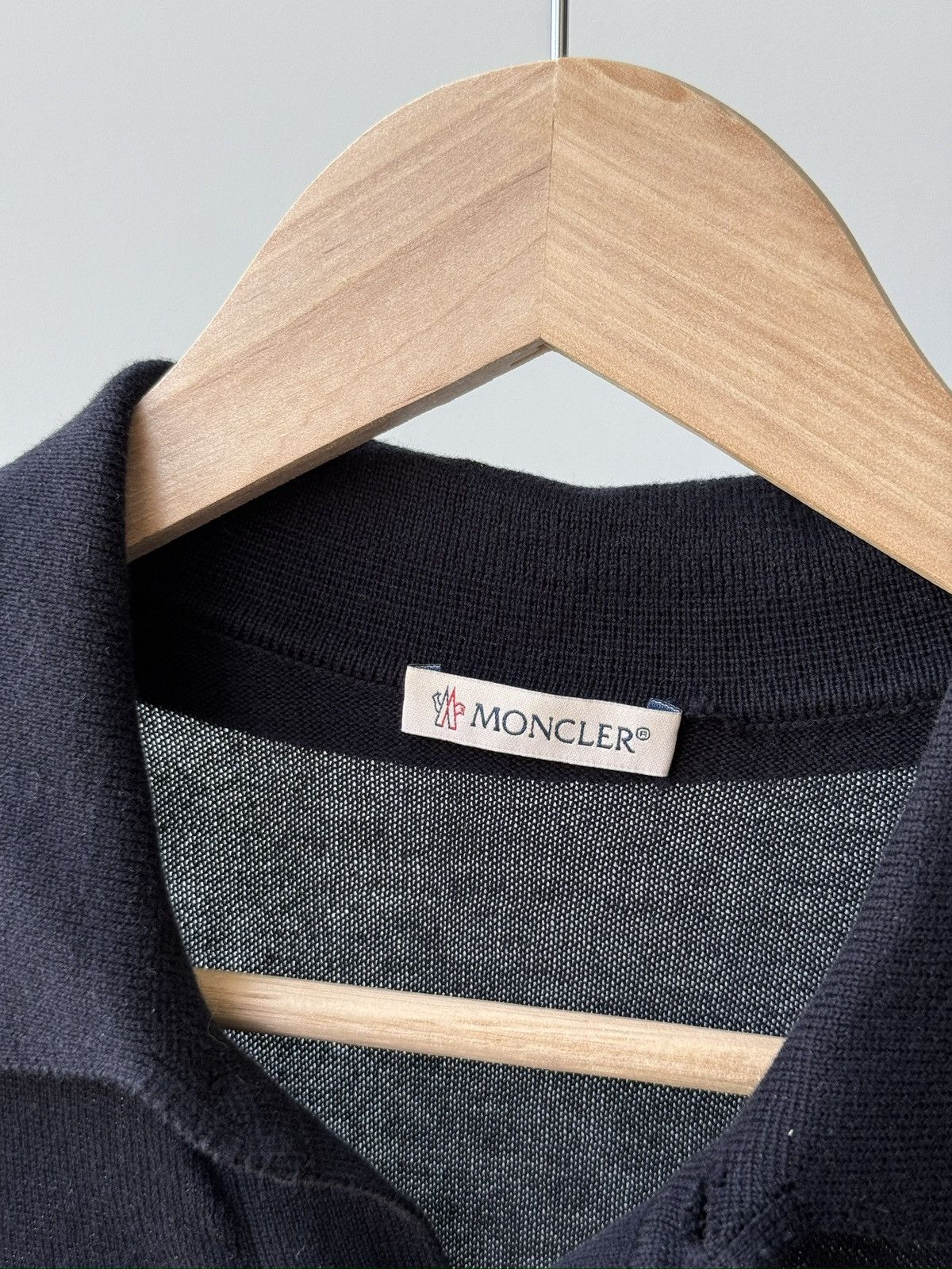 Moncler Original Moncler Men Wool Polo Shirt in size S Size US S / EU 44-46 / 1 - 7 Thumbnail