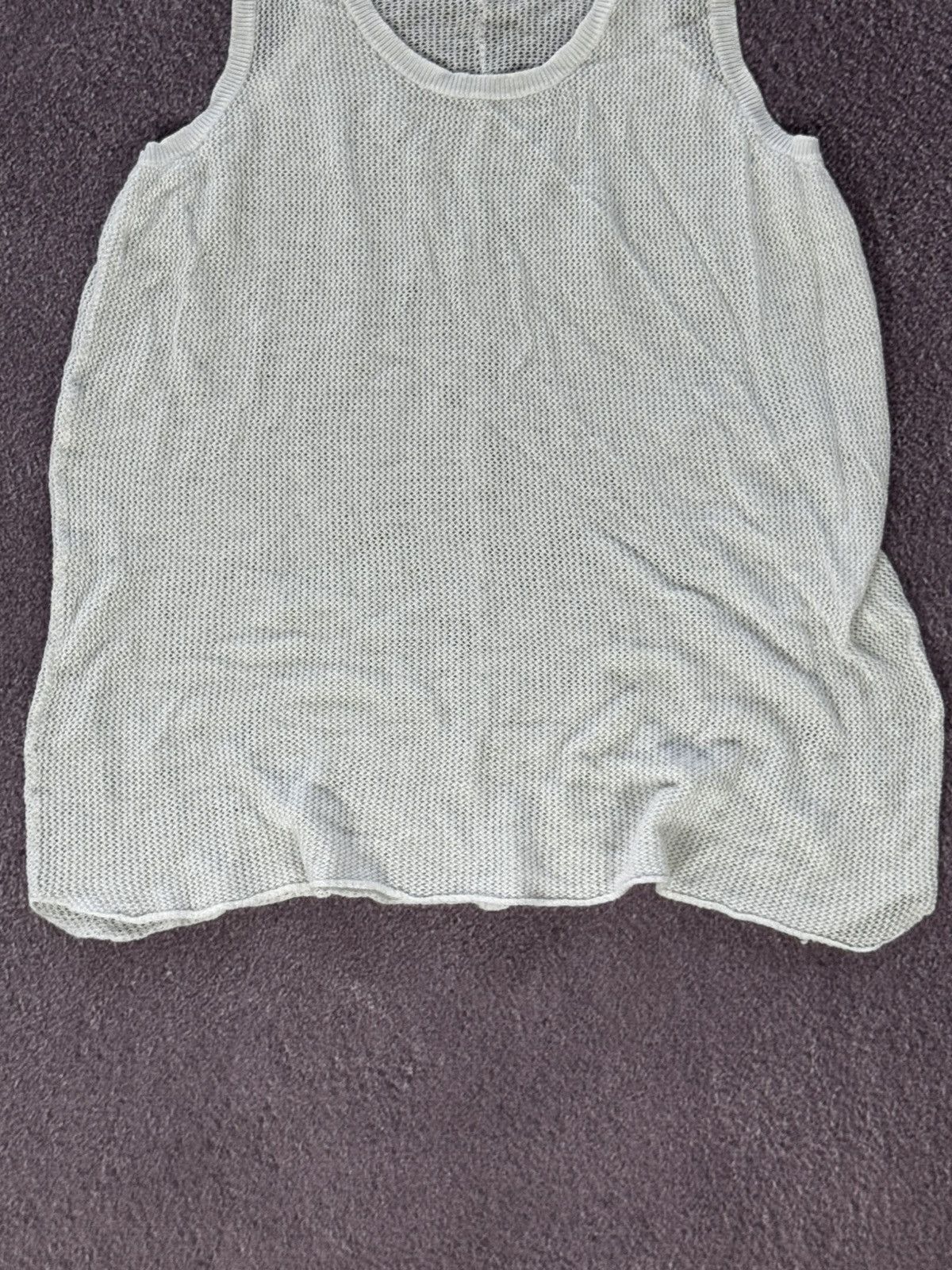 Vintage Avant Garde Vintage Classic White Tank Top Size US L / EU 52-54 / 3 - 3 Thumbnail