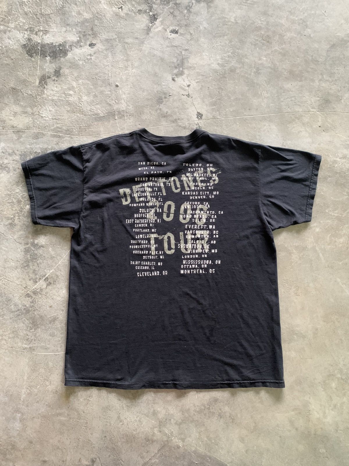 Band Tees vintage deftones saturday night wrist tour 2006 | Grailed