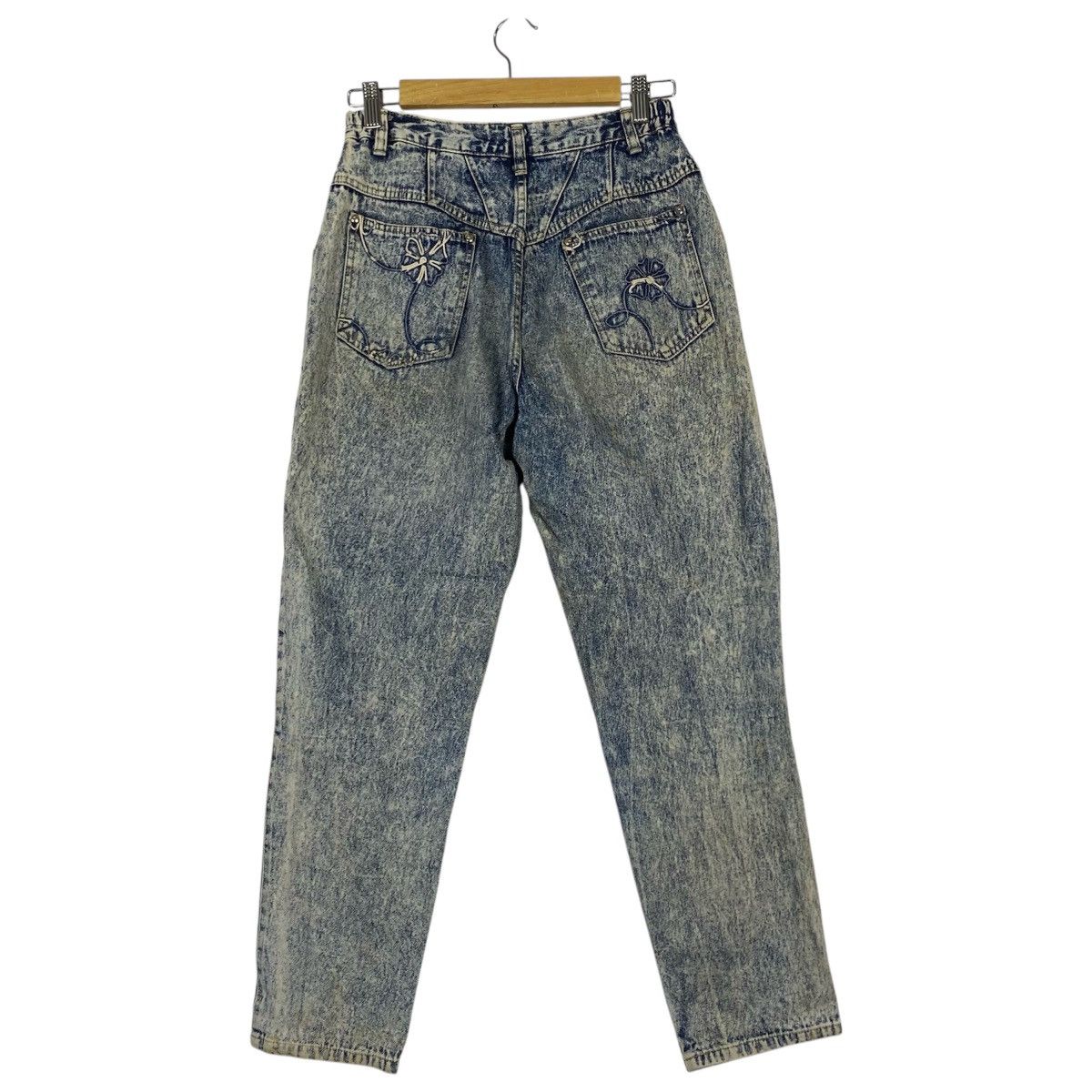 Designer × Vintage Vintage jeans beautiful floral made in china very rare Size 26" / US 2 / IT 38 - 6 Thumbnail