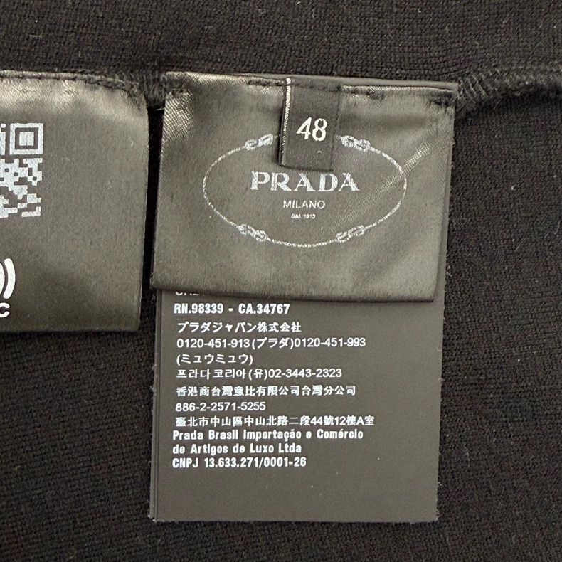 Prada Prada Black metal triangle label micro-elastic knitted shor Size US 32 / EU 48 - 7 Thumbnail