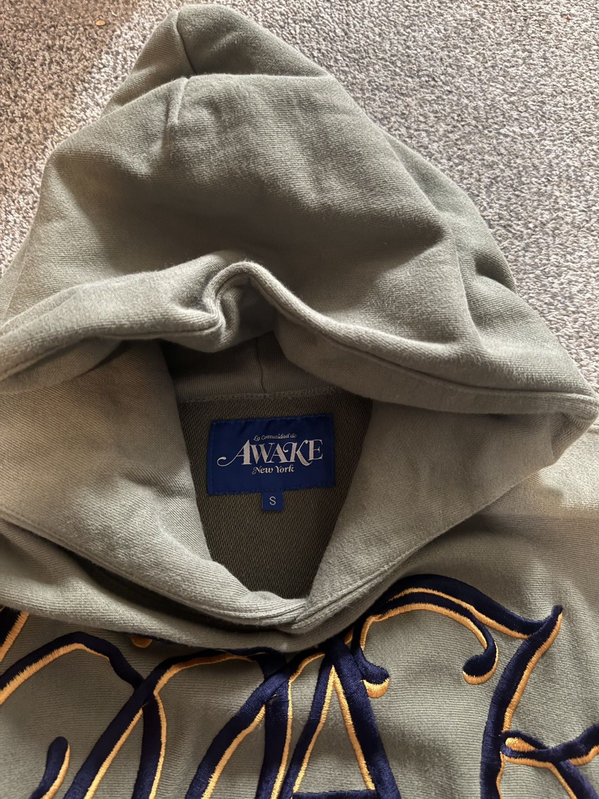 Awake NY Oversized Men’s Awake NY Green Script Hoodie Small Size US S / EU 44-46 / 1 - 3 Thumbnail