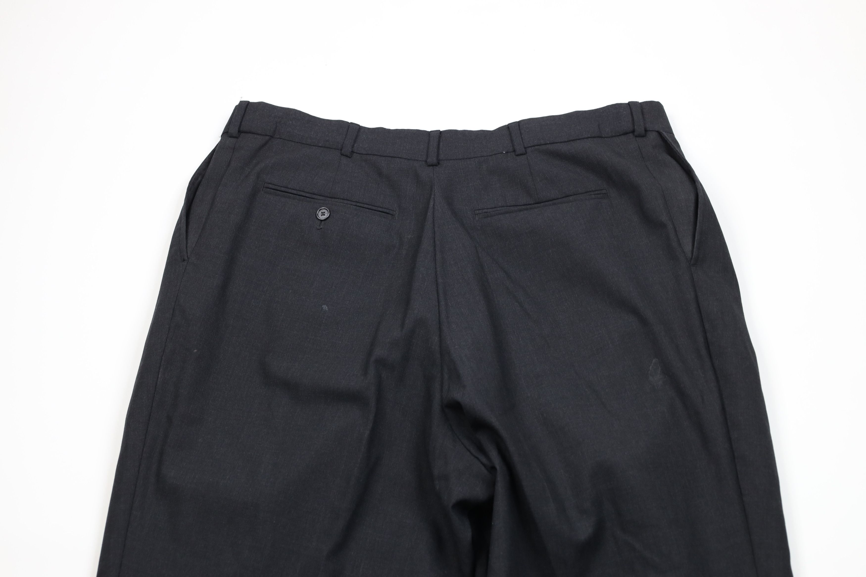 Vintage Vintage 90s Streetwear Wide Leg Chino Pants Charcoal Gray Size US 38 / EU 54 - 12 Thumbnail