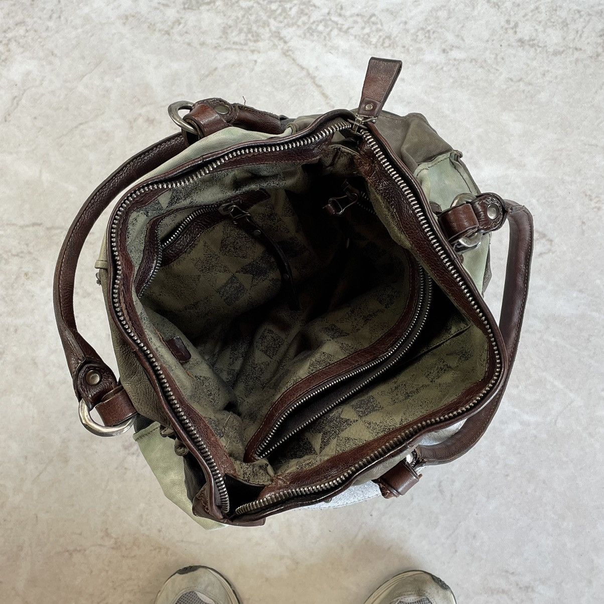 Japanese Brand × Other A.S.98 Airstep Patchwork Multicolor Leather Bag Size ONE SIZE - 18 Thumbnail