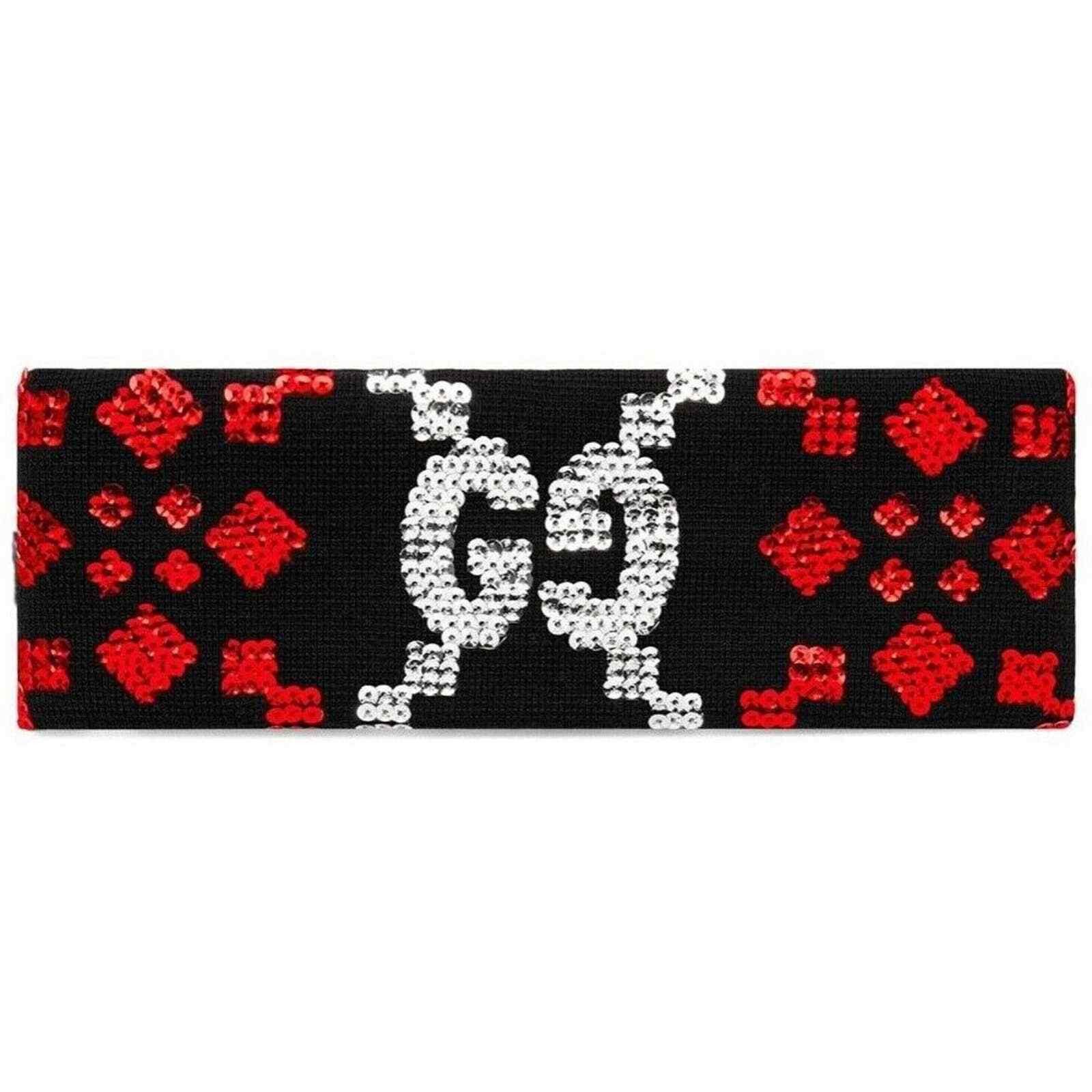 Gucci Gucci GG Logo Wool Stretchy Headband Hair Small 56cm Size ONE SIZE - 1 Thumbnail