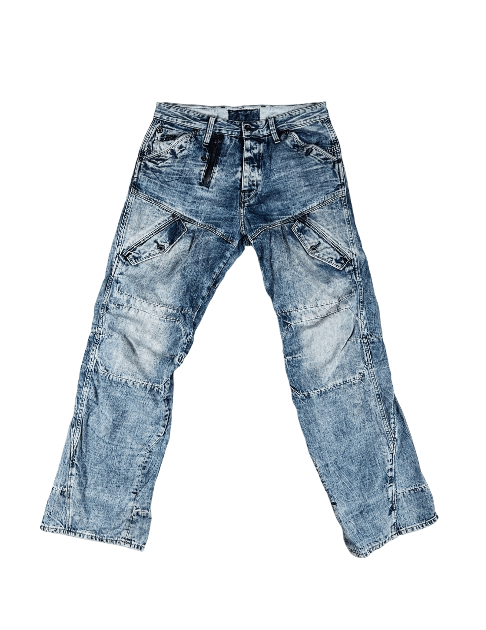 image of G Star Raw x Gstar Vintage G-Star Cargo Denim Jeans L in Blue, Men's (Size 36)