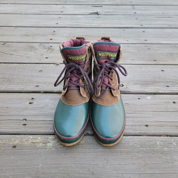 Vintage Vintage 90s y2k Woodsman Brown Roughout Suede Leather Green Size US 7 / IT 37 - 5 Thumbnail