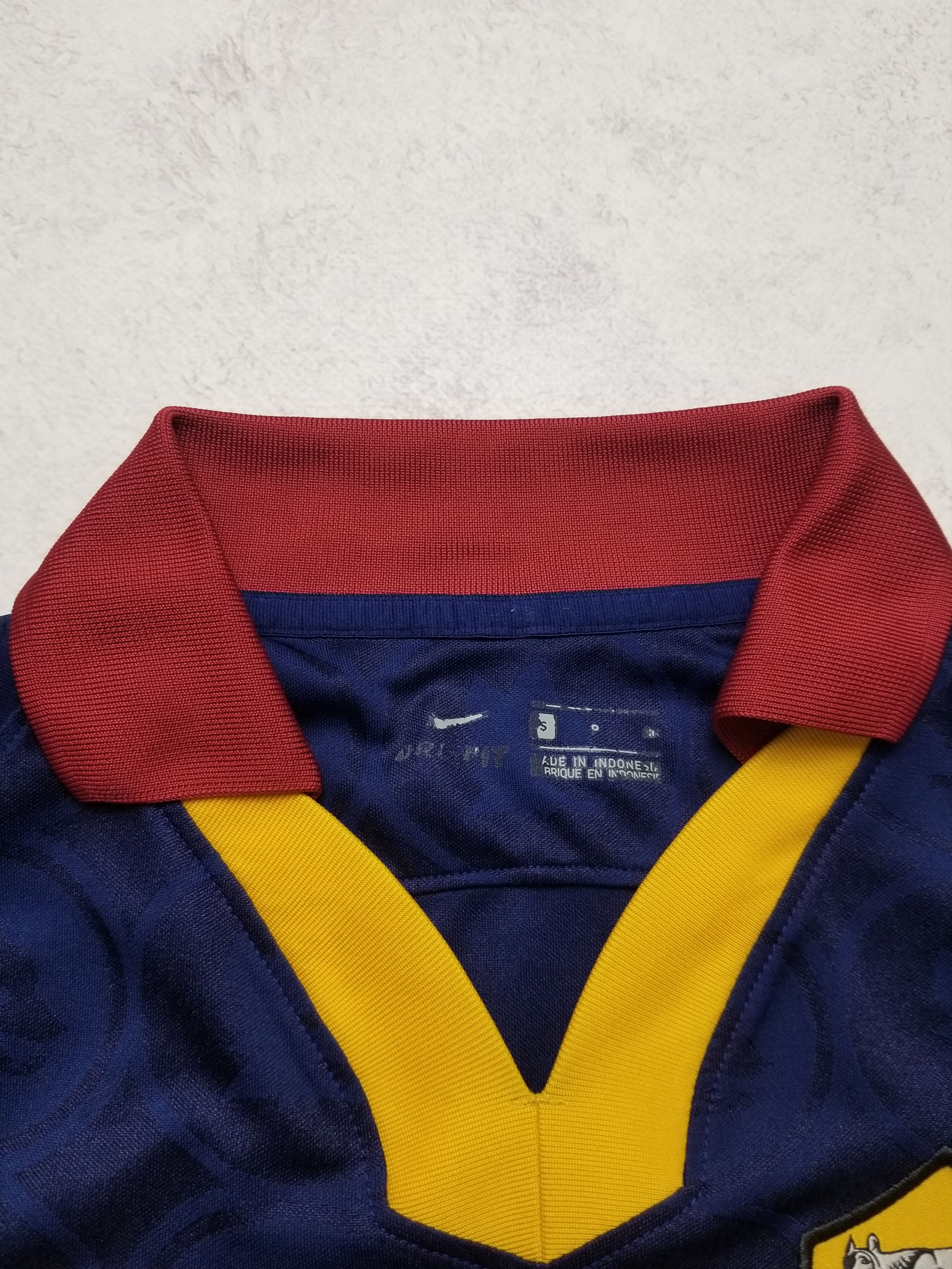 Nike NIKE AS Roma Third Kit Soccer Jersey Blue 2019 / 2020 Size US S / EU 44-46 / 1 - 6 Thumbnail