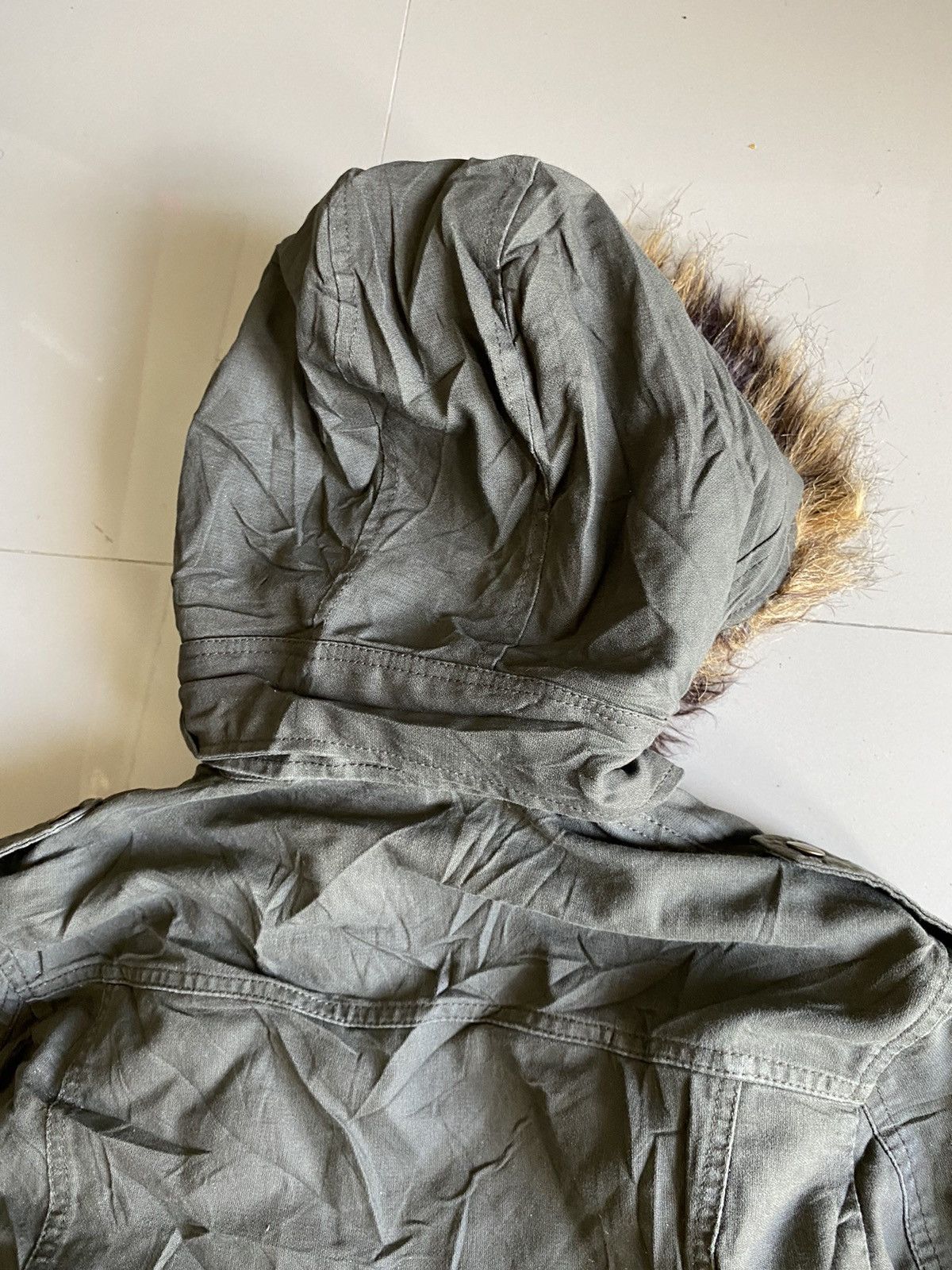 If Six Was Nine × Le Grande Bleu (L.G.B.) × PPFM 2000s PPFM faux fur parka heavy jacket Size US M / EU 48-50 / 2 - 8 Thumbnail