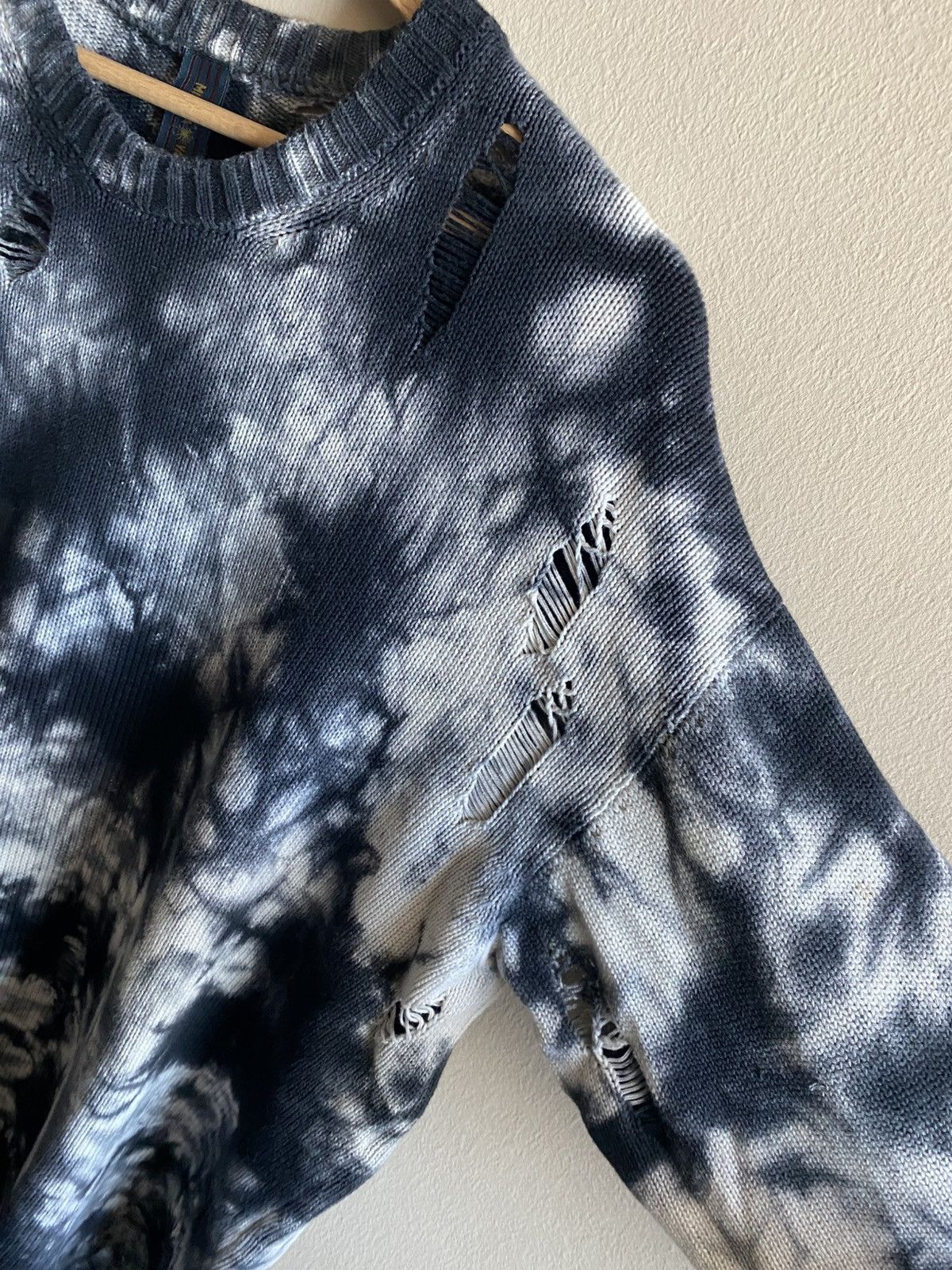 Maison MIHARA YASUHIRO Mihara Yasuhiro Distressed Sweater Size US L / EU 52-54 / 3 - 6 Thumbnail
