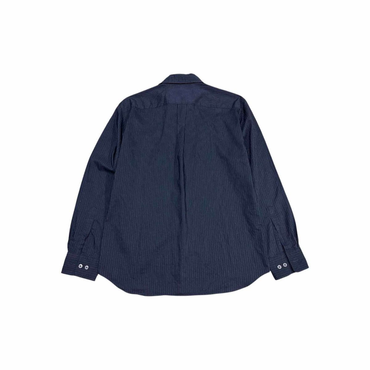 Yohji Yamamoto 🔥Vintage A.A.R Yohji Yamamoto Sheer Striped Shirt Ls Size US L / EU 52-54 / 3 - 10 Thumbnail