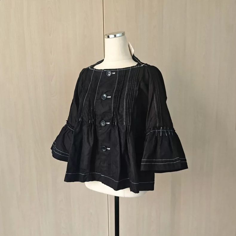 Comme des Garcons Comme Des Garcons Black open-line organ pleated trumpet sl Size M / US 6-8 / IT 42-44 - 4 Thumbnail