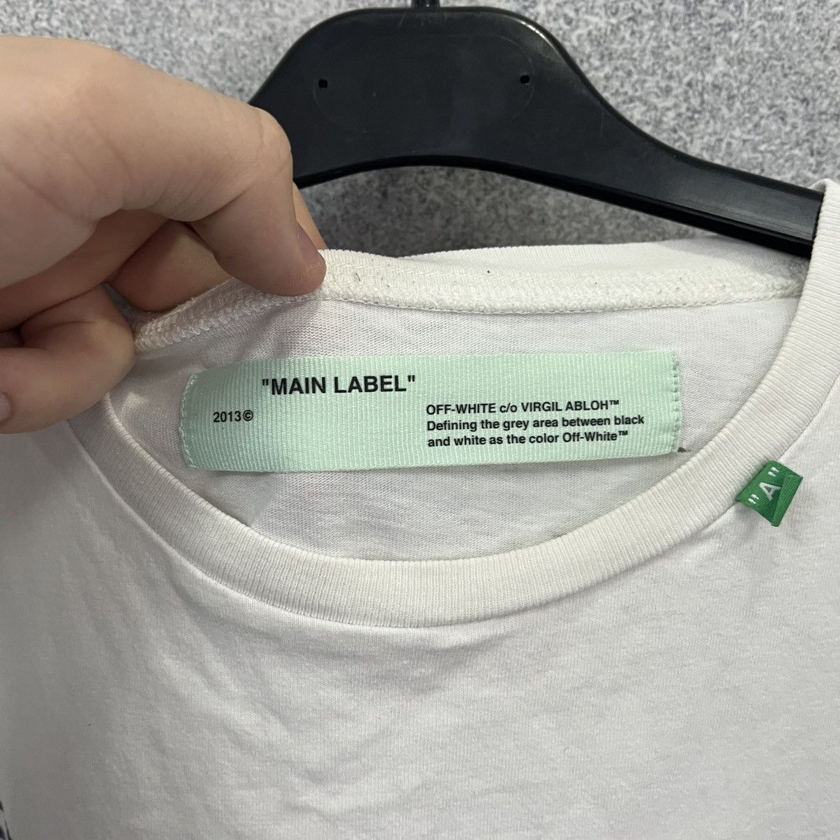 Off-White Off White T-shirt Big Logo White Size US S / EU 44-46 / 1 - 12 Thumbnail