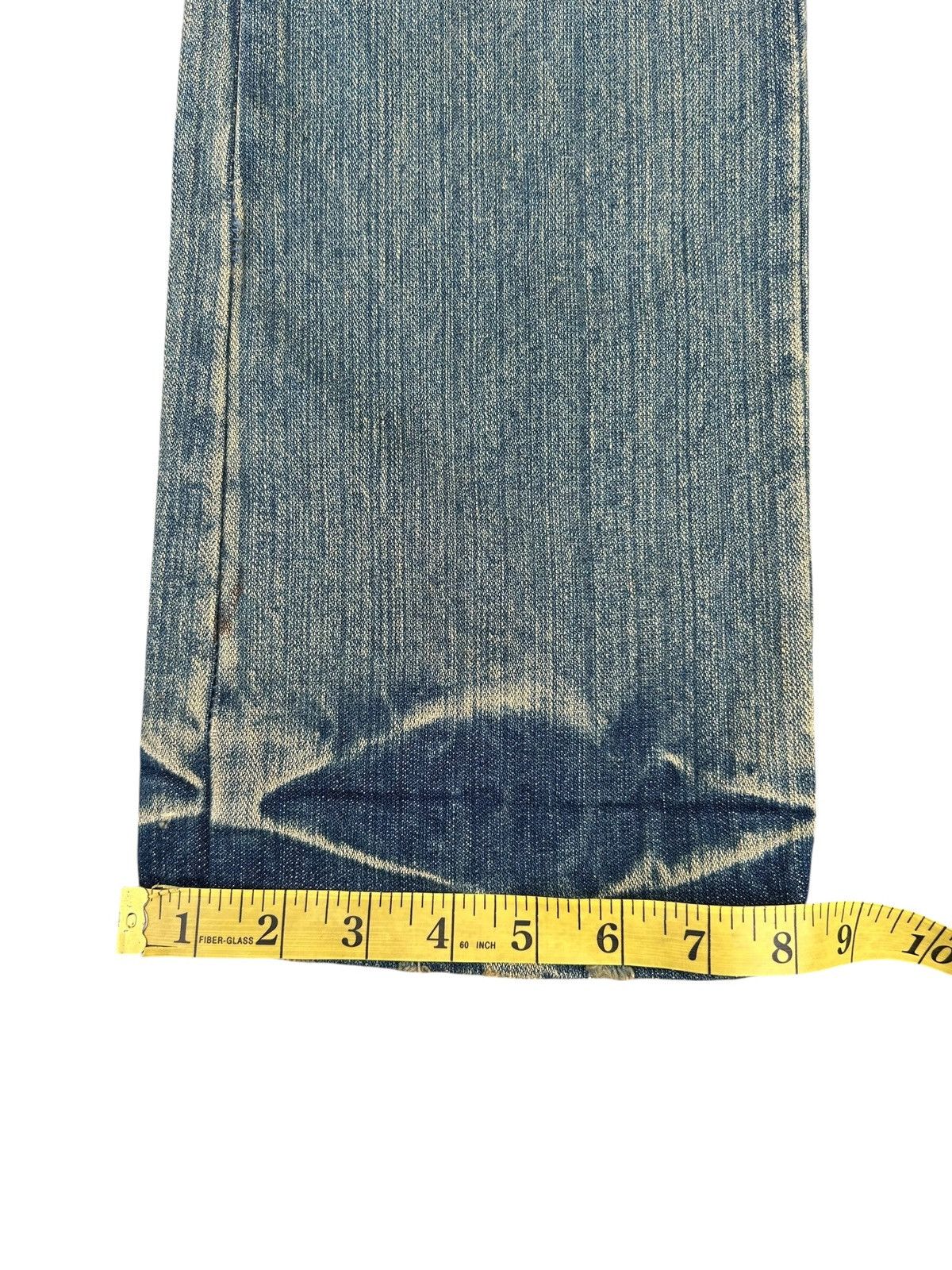 Kapital Japanese Brand limited Punk Bondage Distressed Denim Jeans Size US 32 / EU 48 - 20 Thumbnail