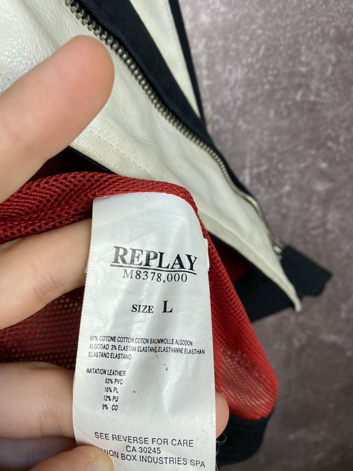 Replay Vintage Y2K Light Leather jacket Replay Hype rare Size US L / EU 52-54 / 3 - 8 Thumbnail