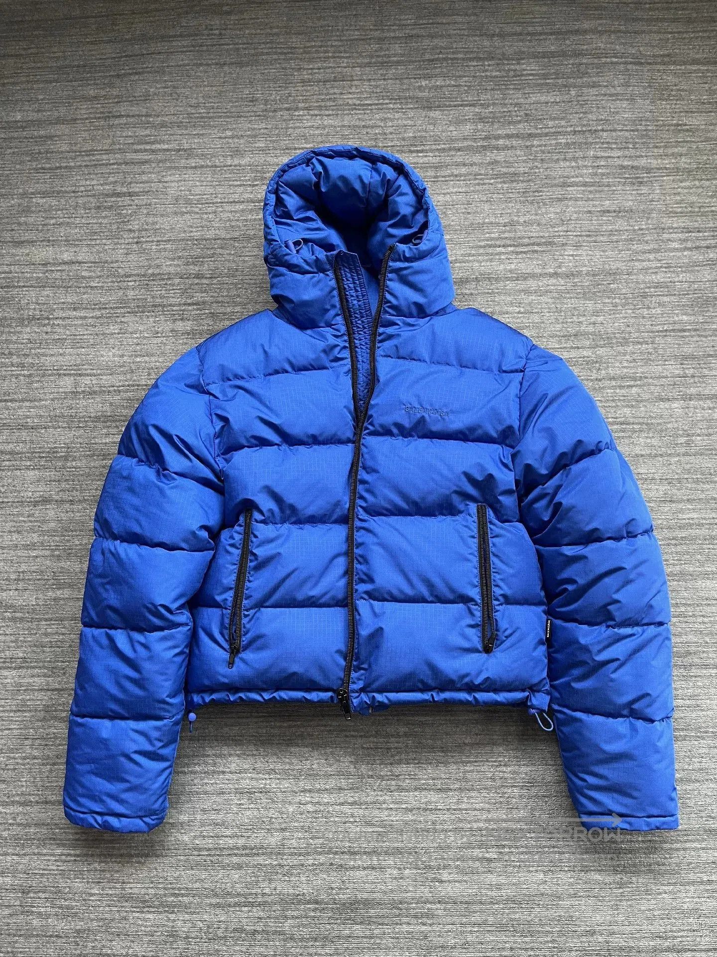 Balenciaga Balenciaga Blue Puffer Jacket 19SS. Size US S / EU 44-46 / 1 - 1 Thumbnail