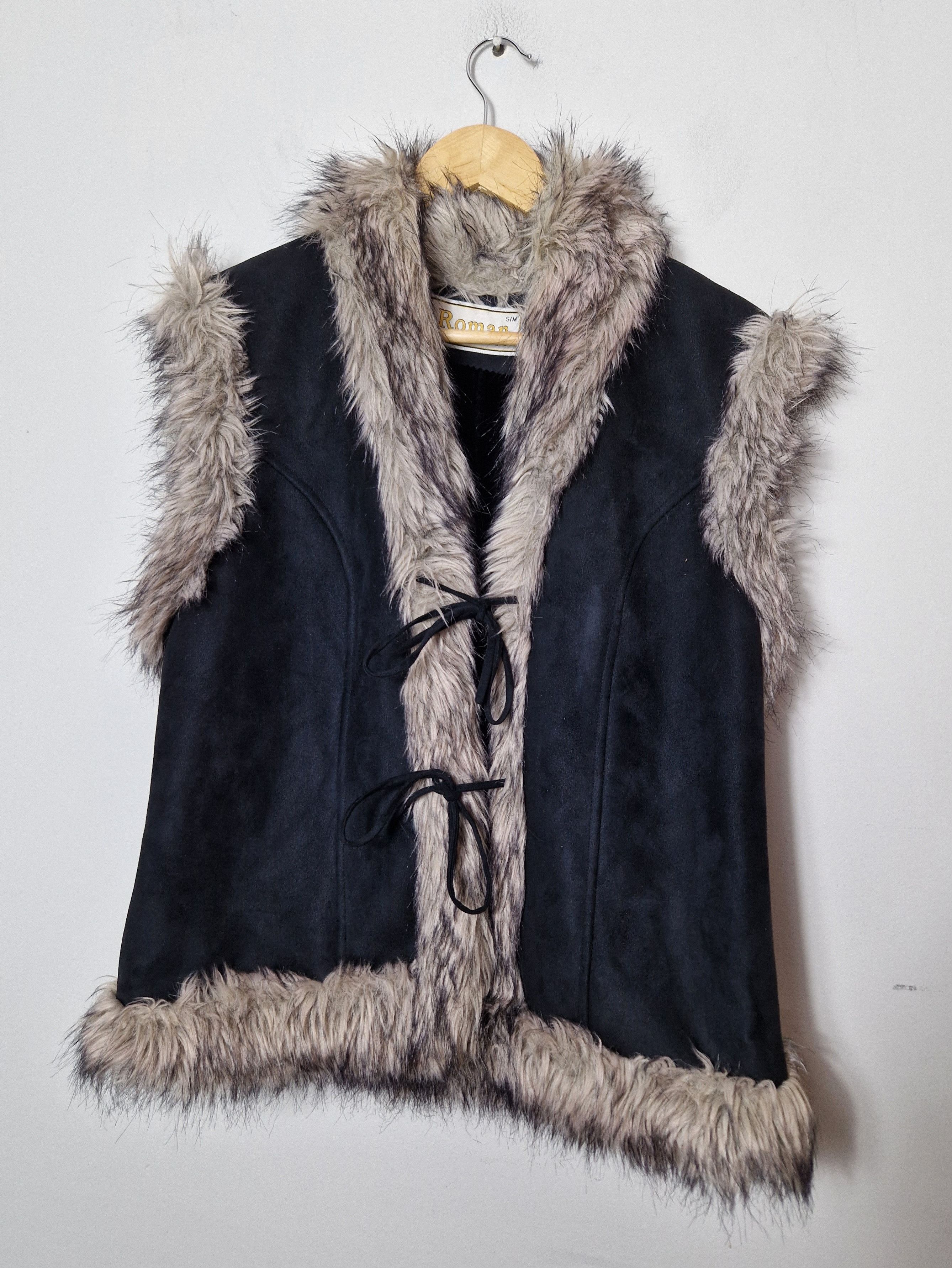 If Six Was Nine × Vintage vintage faux fur vest Size XL / US 12-14 / IT 48-50 - 5 Thumbnail
