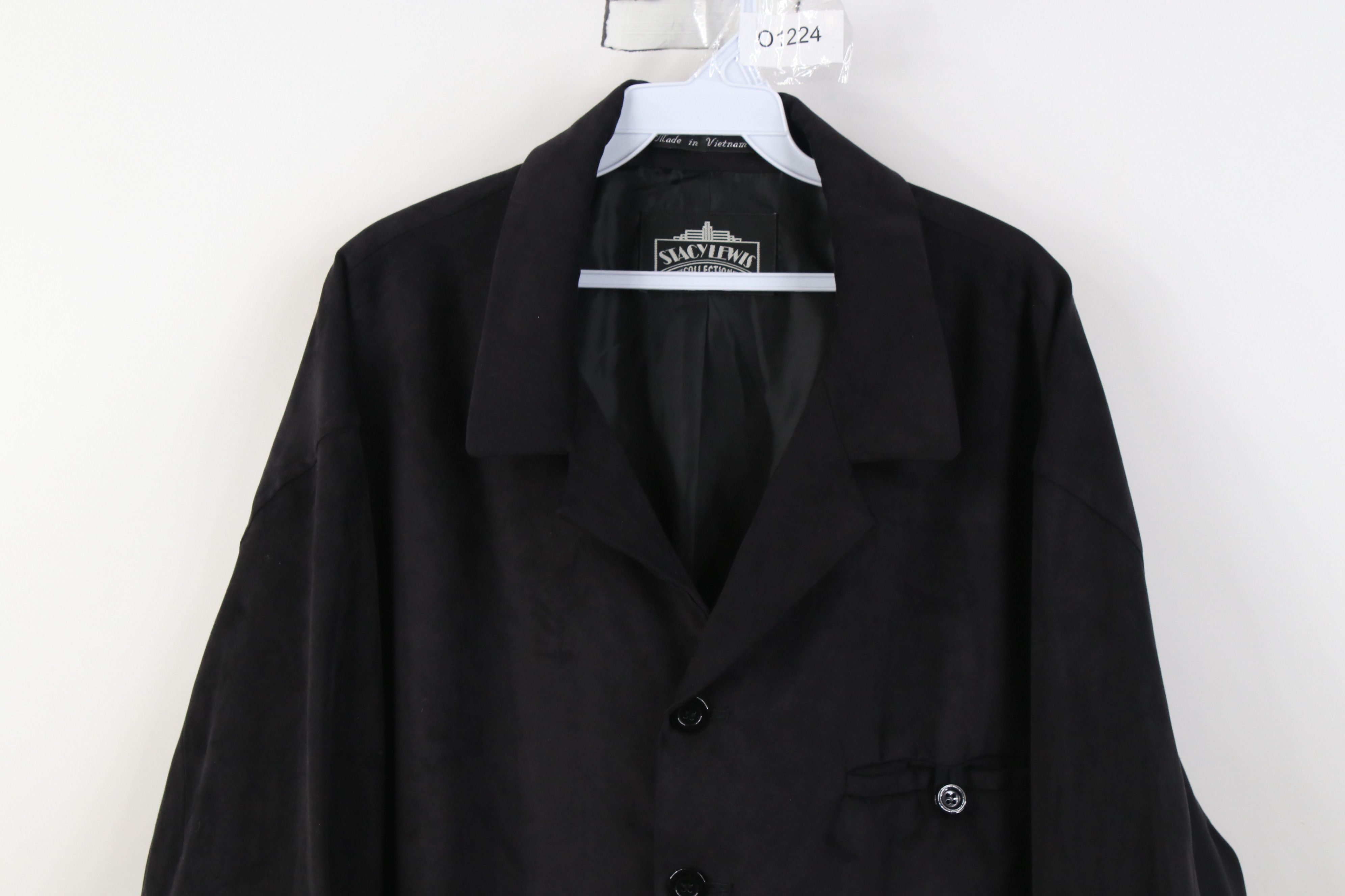 Vintage Vintage 90s Y2K Streetwear Shirt Jacket Jac Shirt Black Size US XXL / EU 58 / 5 - 2 Thumbnail