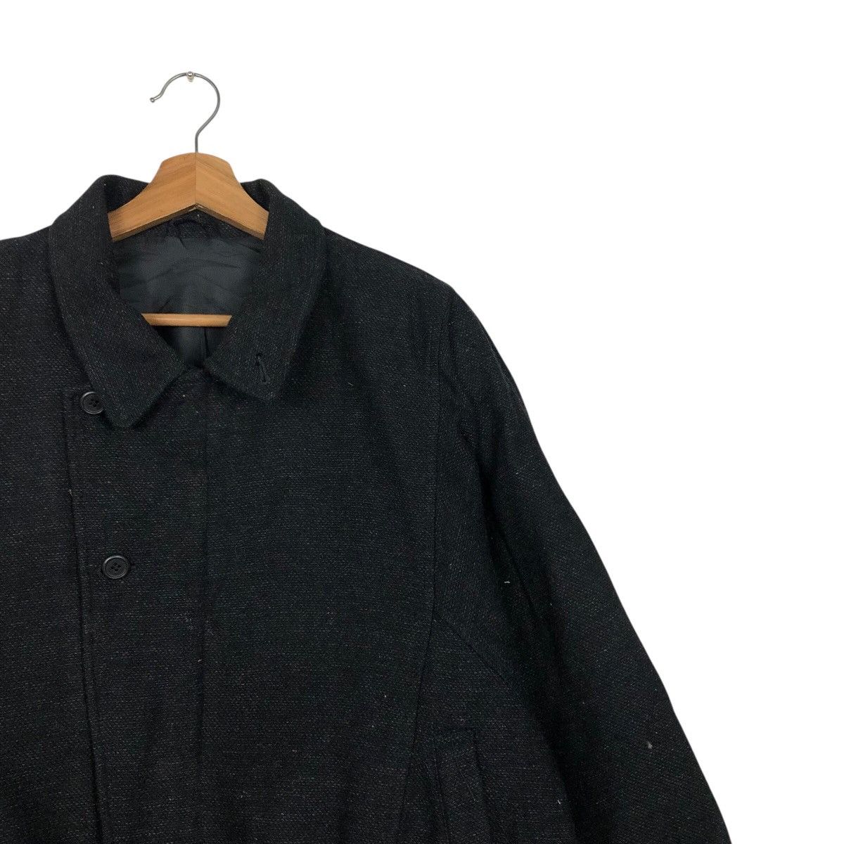 Japanese Brand 📌Vtg Wool Bomber Jacket Double Layer Unbranded Issey Miyake Size US M / EU 48-50 / 2 - 8 Thumbnail