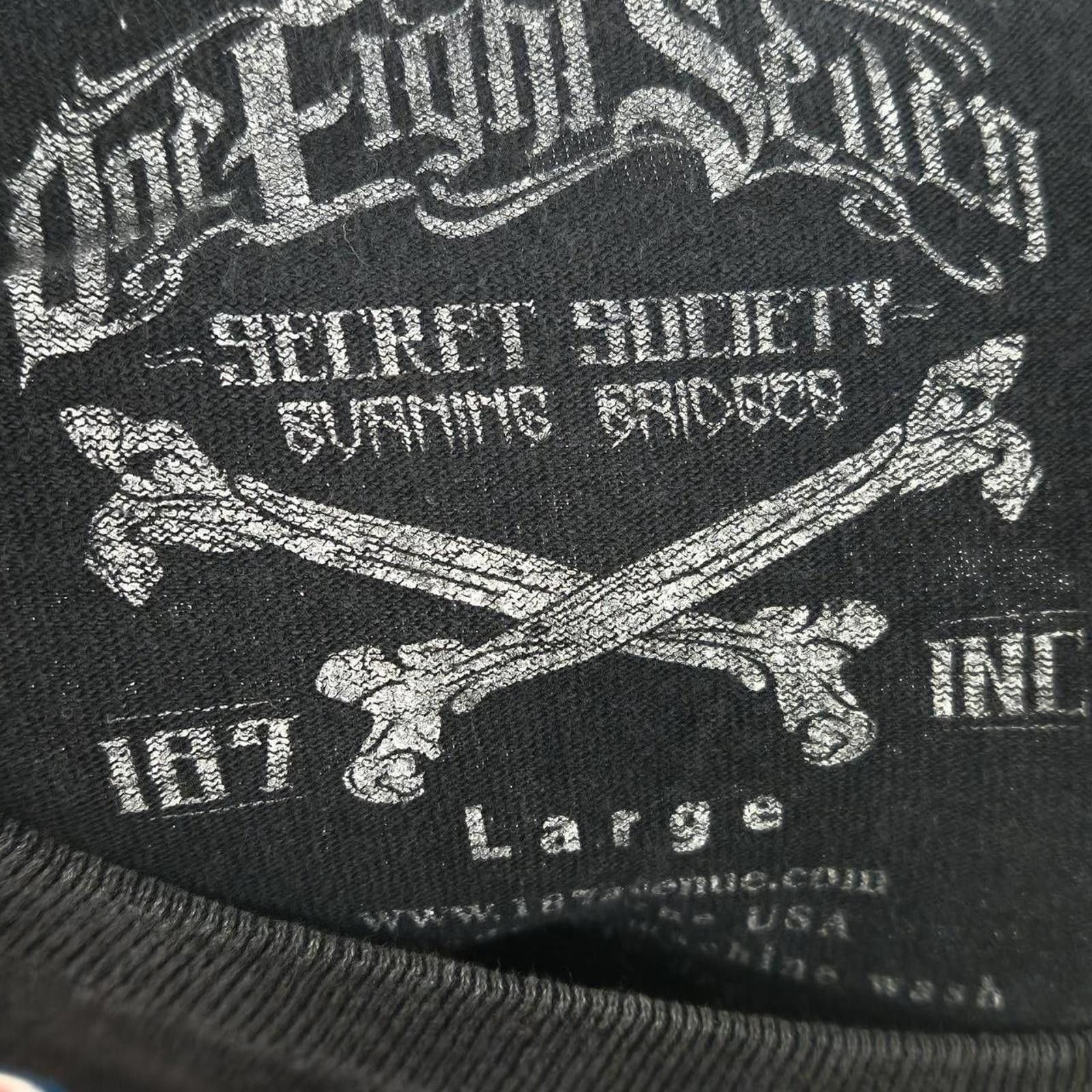 Other 187 Flyin Seven Inc Large Black Graphic T-Shirt Size US L / EU 52-54 / 3 - 2 Thumbnail