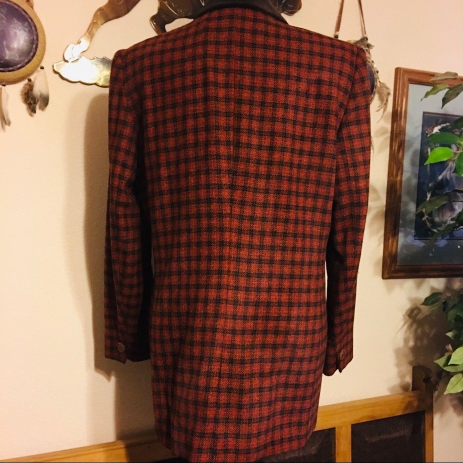 Jones New York Jones New York 100% lambs wool plaid jacket 10 Size L / US 10 / IT 46 - 5 Thumbnail